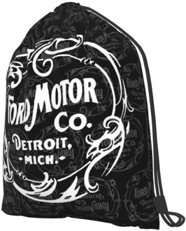 Koord Tassen Fordmotors Trekkoord Rugzak Cinch Bag String Tassen