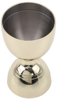 Koperen Bel Jigger Door Een Bar Boven-Premium Dubbele Cocktail Jigger Rvs 304 Dubbele Kop Maatbeker goud