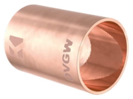 Koperen dubbele sokkel, blank, 12 mm, 2 sockets, (5270) - 989092055