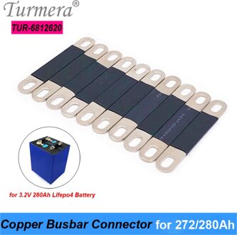 Koperen Rails Connector Voor Monteren Lifepo4 Batterij 3.2V 272Ah 280Ah Voor Ononderbroken Stroomvoorziening 12V En 36V E-Biketurmera 4stuk