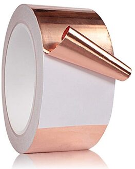 Koperfolie Tape 27Yards X 2 Inch Voor Emi Afscherming Geleidende Lijm Voor Elektrische Reparaties, slak Afzetlint Gitaar