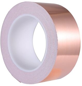 Koperfolie Tape 30Mm X 50M Voor Emi Afscherming Geleidende Lijm Voor Elektrische Reparaties, slak Afzetlint Gitaar