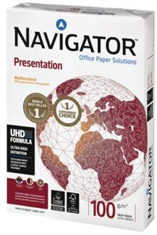 Kopieerpapier Navigator Presentation A4 100gr wit 500vel