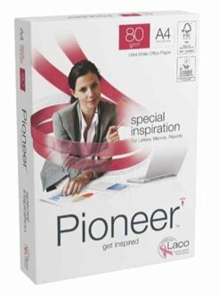 Kopieerpapier pioneer fastpack a4 80 grams à 2500 vel