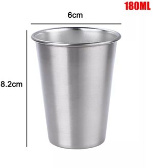 Kopjes Koffie Cup Melk Mokken Whiskey Wijn Bier Camping Cup Rvs Outdoor Reizen Praktische Mok Bier Metalen 180ml