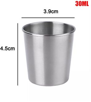 Kopjes Koffie Cup Melk Mokken Whiskey Wijn Bier Camping Cup Rvs Outdoor Reizen Praktische Mok Bier Metalen 30ml