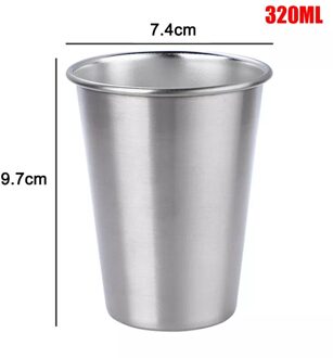 Kopjes Koffie Cup Melk Mokken Whiskey Wijn Bier Camping Cup Rvs Outdoor Reizen Praktische Mok Bier Metalen 320ml