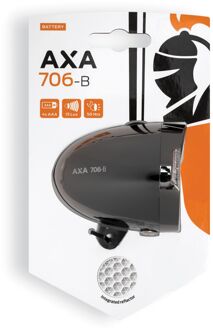 koplamp 706-B Retro 15 lux led batterij chroomzwart