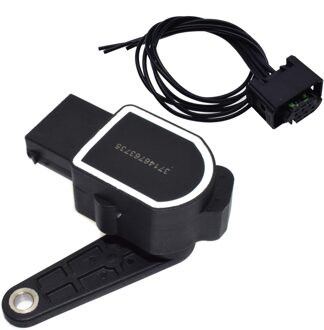 Koplamp Hoogte Niveau Sensor 37146853753 37146763735 + Connector Harnas Voor Bmw 1 3 5 X5 M3 E60 E81 E87 E90 e91 E92 E82 E88 sensor Kit