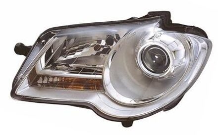 KOPLAMP LINKS 2 X H7 Chrome inclusief STELMOTOR