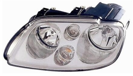 KOPLAMP LINKS MET KNIPPERLICHT 2 X H7 Chrome met motor