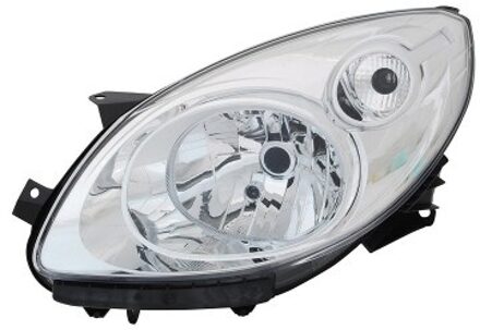 KOPLAMP LINKS MET KNIPPERLICHT H4 inclusief STELMOTOR Chrome