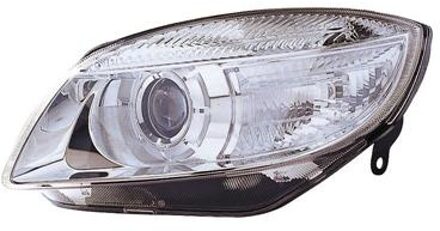 KOPLAMP LINKS MET KNIPPERLICHT H7 inclusief STELMOTOR Ellipt.