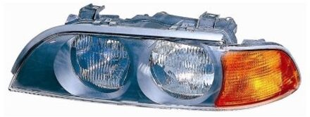 KOPLAMP LINKS MET KNIPPERLICHT Tot -9/00 ORANJE H7+HB3