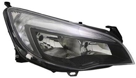 KOPLAMP RECHTS H7+H7 inclusief STELMOTOR Gerookt