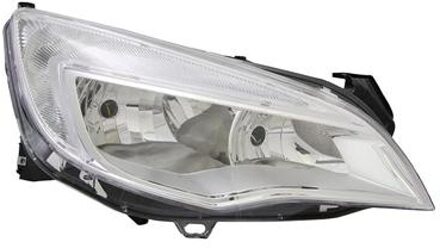 KOPLAMP RECHTS H7+H7 inclusief STELMOTOR