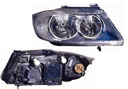 KOPLAMP RECHTS H7+H7 type Valeo