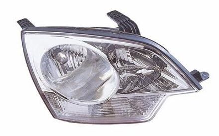 KOPLAMP RECHTS MET KNIPPERLICHT H7+H7 inclusief STELMOTOR