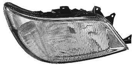 KOPLAMP RECHTS MET KNIPPERLICHT tot 08/'02 H7+H1 zonder MISTLICHTGAT