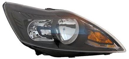 KOPLAMP RECHTS MET KNIPPERLICHT ZWART/ZWART H1+H7 +Mot.ELINKS