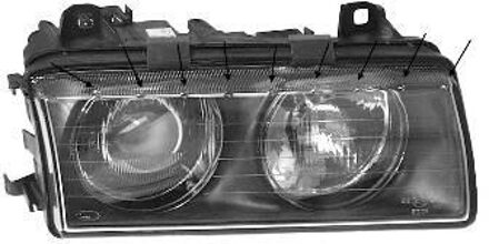 KOPLAMP RECHTS Vanaf 9/94+ NIET COMPACT