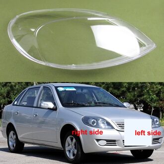 Koplamp Schaduw Front Verlichting Lampenkap Lampenkap Koplamp Shell Lampenkap Cover Voor Lifan 520 Zwart 1stk links kant