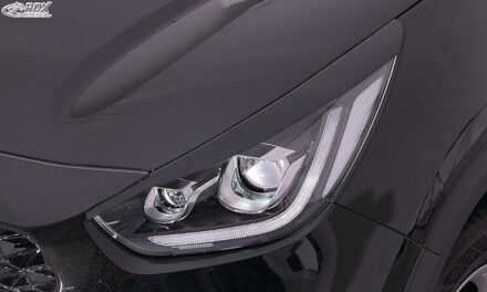 Koplampspoilers passend voor Kia Niro, e-Niro & Niro Plus (alleen met LED koplampen) 2016-2022 RDKKA08