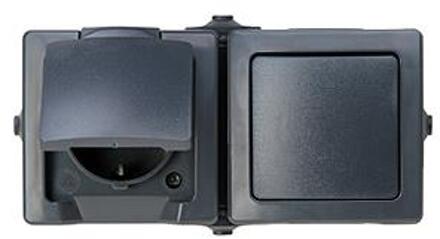 Kopp 138615002 Nautic spatwaterdicht Antraciet