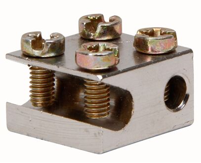 Kopp Aardklem Voor Radiator Type F Messing Vernikkeld