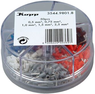Kopp Adereindhulsjes Assorti 0,5-2,5mm² 5x50st.