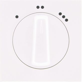 Kopp Afdekplaat Athenis Voor Schakelaar 3 Standen Licht Wit