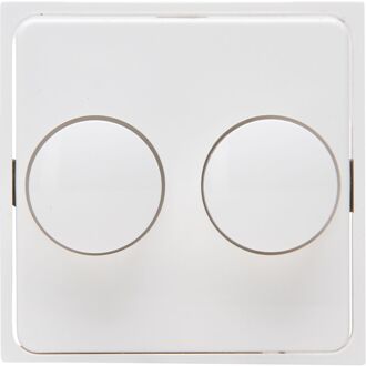 Kopp Afdekplaat/Centraalplaat - Athenis HK07 - DUO Dimmer - Helder Glans Wit