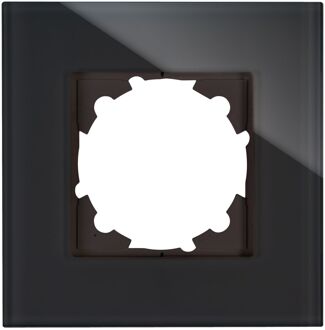 Kopp Afdekraam Athenis 1-voudig Glas Zwart