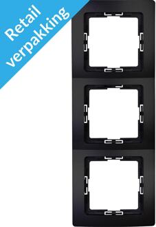 Kopp Afdekraam - Paris - 3-voudig - Mat Zwart