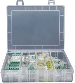 Kopp Assortimentsdoos Met Verschillende Hersluitbare Lasklemmen; 115 Stuks