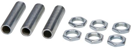 Kopp Buisnippel 3/8 3 Stuks Met 6 Moeren