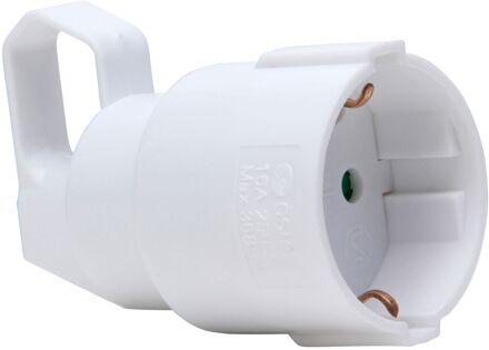 Kopp Contrastekker Randaarde + Uittrekoog Wit