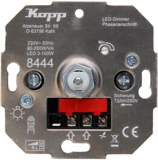 Kopp dimmer 230V Led lampen 3 - 100W Model 8444