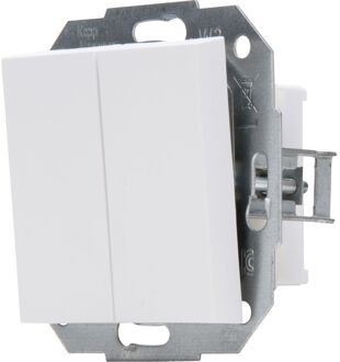 Kopp Dubbele Wisselschakelaar Athenis Mat-wit