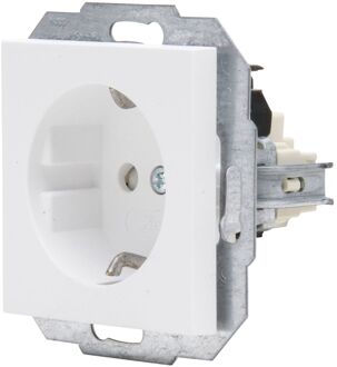 Kopp Inbouwstopcontact Athenis 1-polig Randaarde Wit Ip20