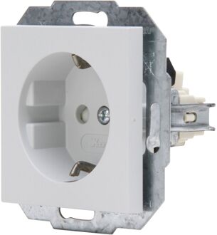 Kopp Inbouwstopcontact Athenis Randaarde 1-polig Grijs Ip20