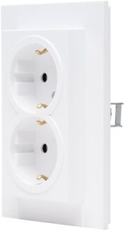 Kopp Inbouwstopcontact Athenis Randaarde 1-polig Wit Ip20