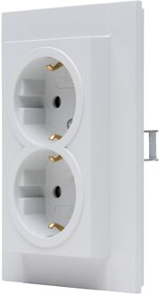 Kopp Inbouwstopcontact Athenis Randaarde 1-polig Zwart Ip20