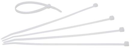 Kopp Kabelbinder Transparant 3x25st. 2,5x100mm 3,6x150mm En 4,6x200mm