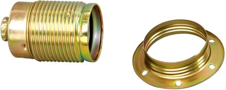 Kopp Lamphouder E27 + Ring Messing