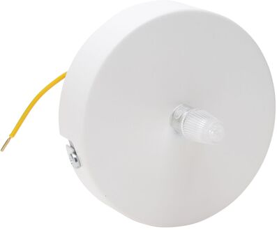 Kopp Plafondkap Met 1 Uitgang Voorzien Van Trekontlasting Wit