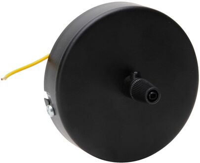 Kopp Plafondkap Met 1 Uitgang Voorzien Van Trekontlasting Zwart