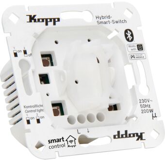 Kopp Smartcontrol Geïntegreerde Schakelaar Hybrid-smartswitch 2-draads 2900w