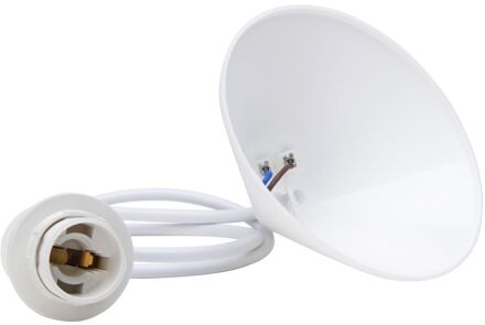 Kopp Snoerpendel E14 Met Kap 110mm Wit