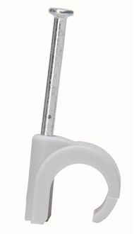 Kopp Spijkerclip 10-14mm Grijs 10st.